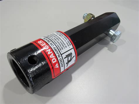 skid steer auger adapter round to hex|skid steer auger extension shaft.